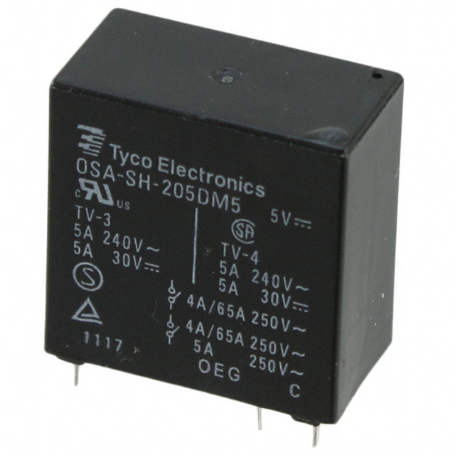 OSA-SH-205DM5,600 TE Connectivity Potter & Brumfield Relays  Power Relays Over 2 Amps